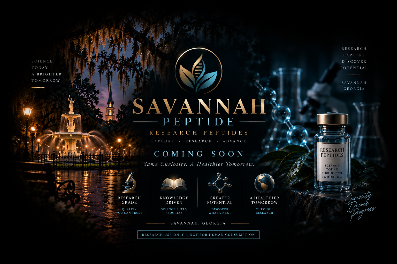 Savannah Peptide — Research Peptides — Coming Soon